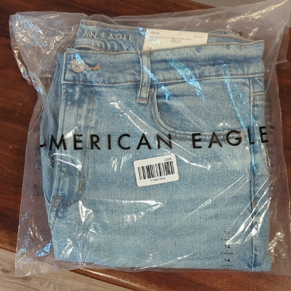 American Eagle Outfitters Women's Super High-rise Straight Jeans